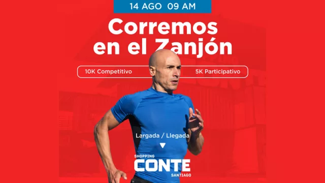 Shopping Conte Santiago y Huairacachay Carreras corren con vos en El Zanjón (5k y 10k, con importantes premios)