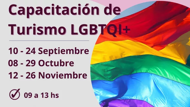 Realizarán 3 jornadas de capacitación de Turismo LGBTQI+ (el Fórum será sede de la primera)