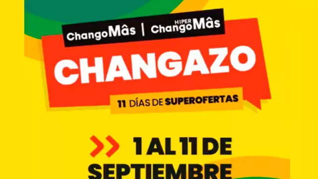 ChangoMas reedita su Changazo con un aluvión de promociones (hasta el 11 de septiembre)