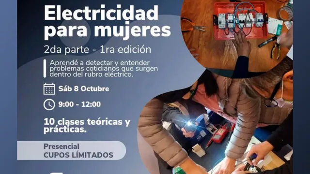 ¡Que no se te crucen los cables! Arranca curso de electricidad para mujeres en Go Coworking