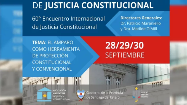 Todo listo para el VI Congreso Argentino de Justicia Constitucional (en el Fórum y el Hotel American)
