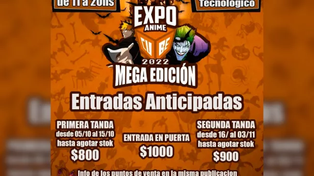 El Nodo Tecnológico será sede de la Expo Animé Cube (propuesta para amantes de la cultura popular japonesa)