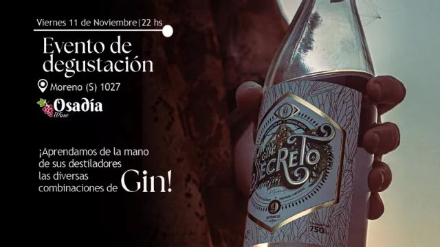 Gin Secreto y Osadía se unen para un imperdible evento de degustación
