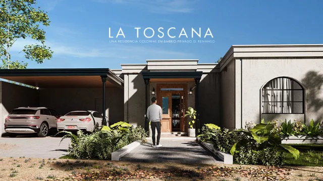 Estudio de Autor crea una vivienda soñada: La Toscana, ubicada en el barrio Privado El Remanso (¿de qué material están hechos los sueños?)