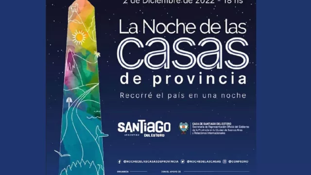 Recorrer el país en una noche es posible: todo listo para la noche de las casa de provincia (Santiago, en un rol protagónico)