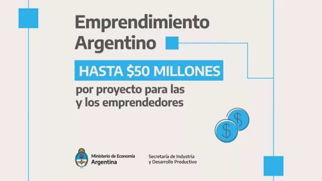 Oportunidad para emprendedores: programa nacional otorga créditos por hasta $ 50 millones (con tasa de interés del 25%)