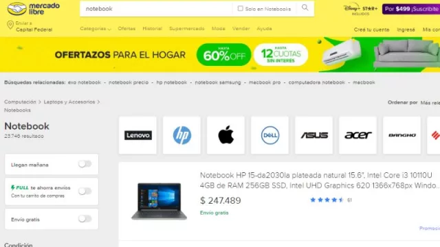 Las ventas por e-commerce (Mercado Libre, Cabify y hasta PedidoYa!) pagarán 8% de IVA cuando superen los $ 200.000