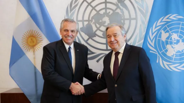 El Presidente se reunió con el secretario general de la ONU, António Guterres
