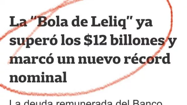 Ni la grúa más grande del mundo (la Hyundai-10000) podría levantar la “bola” de Leliqs (cuánto pesan 12 billones de pesos)