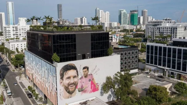 Miami se llena de murales de Messi (quien no es solo una superestrella del fútbol, también es una fuente de inspiración artística)