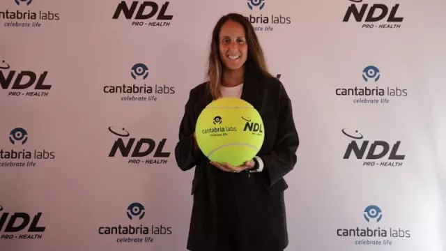 Los top mundiales del pádel, álex ruiz y gemma triay, embajadores de cantabria labs y ndl pro-health