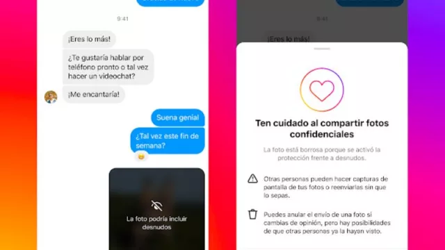 El mensajero de Instagram ahora blurea las fotos íntimas (para prevenir la sextorision)