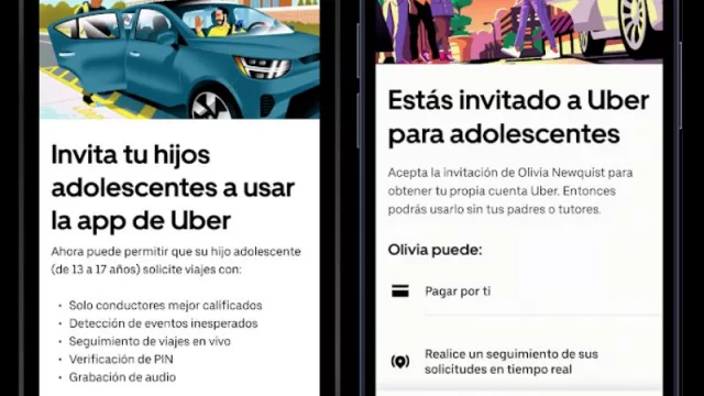 Uber lanza Teens, la solución de movilidad para familias con adolescentes en Santiago del Estero (para jóvenes de 13 a 17 años)