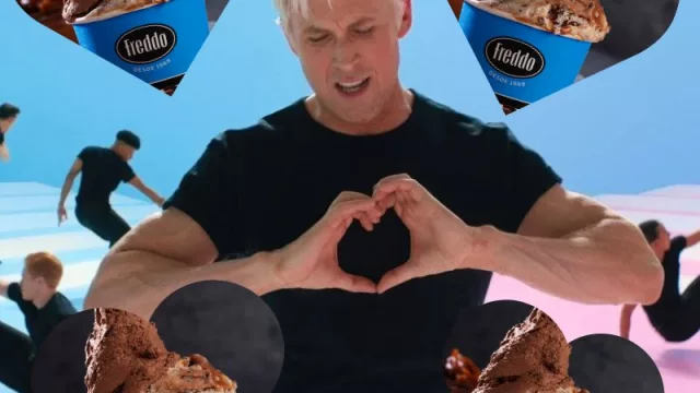 Ryan Gosling le tira un centro a Freddo (cuando una celebrity mundial se fija en una marca argentina)