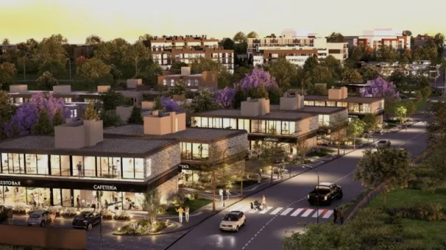 Manantiales suma un nuevo desarrollo y van… (Costas Studio, un bloque de oficinas y locales con el que se activa un nuevo corredor comercial)