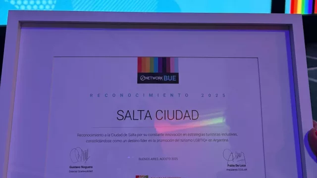 ¡Salta, una ciudad Gay Friendly! La provincia fue distinguida como Destino Líder en Turismo LGBTIQ+
