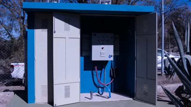 Jáchal construyó una obra de agua potable financiada con aportes mineros